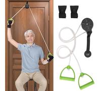 NIdreamCE Shoulder Pulley Over The Door for Physiotherapy,Shoulder Exercise Pulley for Rotator Cuff Rehab,Arm Pulley Physio Door,Exercise Pulley System Over Door Relieve Frozen Shoulder