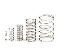 NIDUNO 10Pcs Outer Dia 18mm Y-type Compression Spring 304 Stainless Steel Non-corrosive Spring Wire Dia 1.5mm Length 10-50mm (Size : 1.5x18x50mm)
