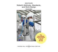 Niebel's Methods, Standards, & Work Design (Asia Higher Education Engineering/Computer Science Industrial Engineering)