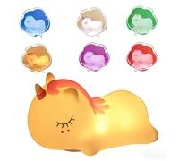 NIEBYI Cute Night Light for Kids,LED Squishy Novelty Animal Night Lamp