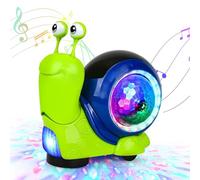 NIEBYI Snail Baby Toys, Musical Light Interactive Crawling Sensory Toys, Boys Girls Birthday Gifts for Kids Toddler Age 0-6 months 1 2 3 Years Old