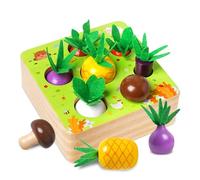 NIEBYI Wooden Montessori Learning Toys for 3+ Years Kids - Toddler Learning Toys with Shape Color Sorting Stacking Toys Wooden Puzzles Easter Basket Stuffers Gift for Toddler Boys Girls