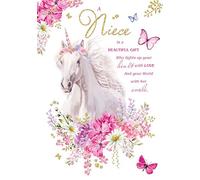 Niece Birthday Unicorn Card by Grass Roots (Unicorn)