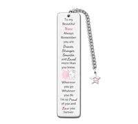 Niece Bookmarks Inspirational Birthday Gifts Women Families Encourage Keepsake Page Markers Graduation Inspiring Retirement Appreciate Personalised Christmas Souvenir I'm so Proud of You