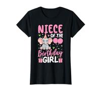 Niece Of The Birthday Girl Elephant Balloons Birthday T-Shirt