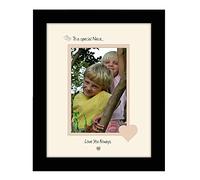 Niece Photo Frame Special Niece Love You Always Portrait 1083F Double Mounted Quality Gift (Black Finish Frame Cream Mount Beige Inside)