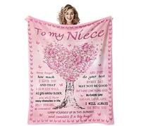Niece's - Aunt's Cozy Throw Blanket, 60”X50”