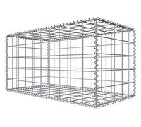 Niederberg Metall Gabion 100x50x50cm Stone Cage Mesh 10x10 Stacking Rock Basket