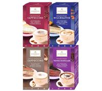 Niederegger 4-pack Drinking Chocolate | Marzipan, Cappuccino, Latte, and Nut-Nougat Cappuccino | 890g