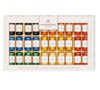 Niederegger Dark & Milk Chocolate Covored Marzipan Selection 375g | Assorted Loaves in Gift Box, Classic, Milk, Pineapple, Orange, Pistachio, Espresse and Brittle, Made from Premium Almonds