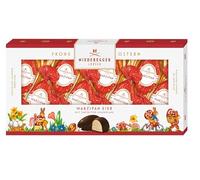 Niederegger Lübeck Easter Eggs Classic 100g - 8 Dark Chocolate Coated Marzipan Pralines (72% Marzipan Filling) - Premium German Easter Gift