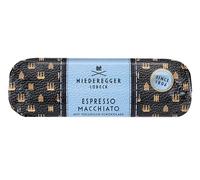 Niederegger Marzipan Bread, Espresso Macchiato, 1 x 125 g, Wrapped in Milk Chocolate, Marzipan Gift