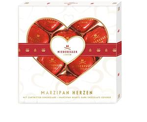 Niederegger | Marzipan Dark Choc Hearts 125g