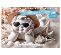 Niedliche Putten (Tischkalender 2026 DIN A5 quer), CALVENDO Monatskalender: Süße Putten begleiten dich