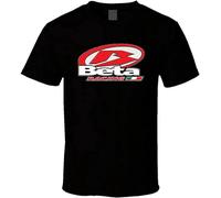 NIEGAKI Beta Racing Motorcycle Sport Logo Shirt Tshirt Men's Shipping Black