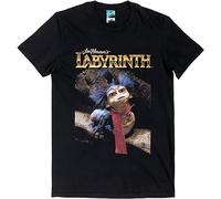 NIEGAKI Labyrinth The Worm Ello Cult Movie Film 80s Fantasy Vintage Retro Men's T Shirt Black