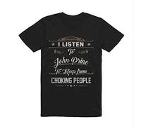 NIEGAKI LMXOOL I Listen to John Prine to Keep from Choking People T Shirt Black