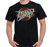 NIEGAKI Men's Blakes 7 Logo Adult T-Shirt Short-Sleeved Shirt Top Tshirt Size Small Black