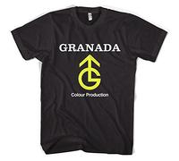 NIEGAKI New Retro Granada Studios TV Unisex T-Shirt Colours Black