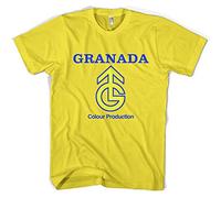NIEGAKI New Retro Granada Studios TV Unisex T-Shirt Colours Yellow