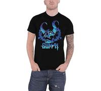 NIEGAKI OKY Sum 41 T Shirt Blue Demon Band Logo Mens