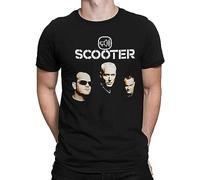 NIEGAKI Scooter Poster Techno Hard Trance German Band Men Printed Tshirt XL Black