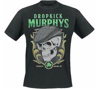 NIEGAKI Skelly Skull Dropkick Murphys T Shirt Funny Vintage Gift for Men Colour11 Black