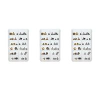 NIEI 120PCS Watch Crowns Watch Waterproof Replacement Assorted Repair Tools with Box