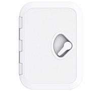 NIEI 270 x 375Mm Plastic Anti Aging Ultraviolet White Deck Marine Hatch Deck Access Hatch Boat Hatches Inspection Yacht Cover RV