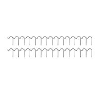NIEI 30 Hanging Basket Bracket Hooks Iron Wall Hanging Hooks Curved Up Plant Hook for Hanging Bird Feeders, Lanterns