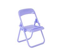 NIEI Steve Cute Little Chair Mobile Phone Holder Desk Foldable Phone Stand Cell Phone Stand Holder for Desk Purple