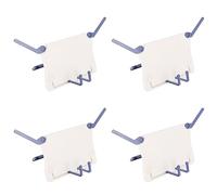 Niejgay 4PCS Folding Tabletop Music Stand ABS Sheet Music Holder Applicable for Guitar Piano Violin Universal Musical Instrument