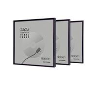 Nielsen 12In Vinyl Record Display Frames, Aluminium, Jet Matt Black, 32X33Cm - Set Of 3