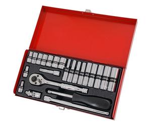 Nielsen 24 pc Socket Set 1/4" Drive Standard, Deep Impact, Extension + More