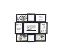 accent by nielsen Collage Picture Frame, Black for 9 Photos - 7 x 4x6in and 2 x 4x4in