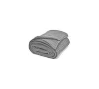 Nielsen Alen Coarse Knitted Large Throw Blanket - Light Grey