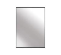 nielsen HOME Alpha Rectangular Wall Mirror - Black Oak 50x70cm - Aluminium Frame - with Hanging Set - Modern Minimalist Home Décor