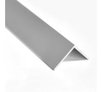 Nielsen Aluminium L-shaped Angle Profile, 2000X10X10 Mm, Thickness 1Mm, Length 2M, Corner Trim, Edge Protection - Matt Anodized, Silver