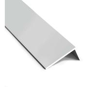 Nielsen Aluminium L-shaped Angle Profile, 2000X40X10 Mm, Thickness 2Mm, Length 2M, Corner Trim, Edge Protection - Matt Anodized, Silver