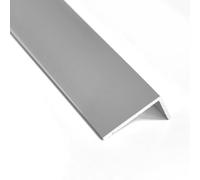 Nielsen Aluminium L-shaped Angle Profile, 2000X50X20 Mm, Thickness 2Mm, Length 2M, Corner Trim, Edge Protection - Matt Anodized, Silver