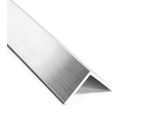 nielsen Aluminium L-Shaped Angle Profile - Natural Mill Finish 2000x10x10 mm, 1mm Thick, 2m Length - Corner Trim, Edge Protection, Decorative Finishing
