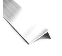 nielsen Aluminium L-Shaped Angle Profile, Natural Mill Finish 2000x40x10 mm, Thickness 2mm, Length 2m, Corner Trim, Edge Protection, Finishing and Decoration