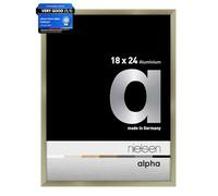 nielsen aluminium picture frame Alpha, 18x24 cm, brushed stainless steel