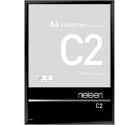 nielsen aluminium picture frame C2, 21x29,7 (A4) cm, jet polished black