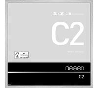 nielsen aluminium picture frame C2, 30x30 cm, Reflex Silver