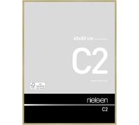 nielsen aluminium picture frame C2, 60x80 cm, soft frosted gold