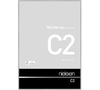 nielsen aluminium picture frame C2, 70x100 cm, soft frosted silver
