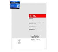 nielsen Atlanta Aluminium Picture Frame - Matt White 60x80cm - with Synthetic Glass and Push-Turn Clips