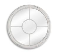 Nielsen Beth Round Modern Wooden Porthole Wall Mirror 50 Cm