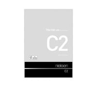 nielsen C2 Aluminium Picture Frame 70x100cm - Float Glass & Push/Turn Clips in White | Size: 70x100 cm Nielsen White 70x100 cm